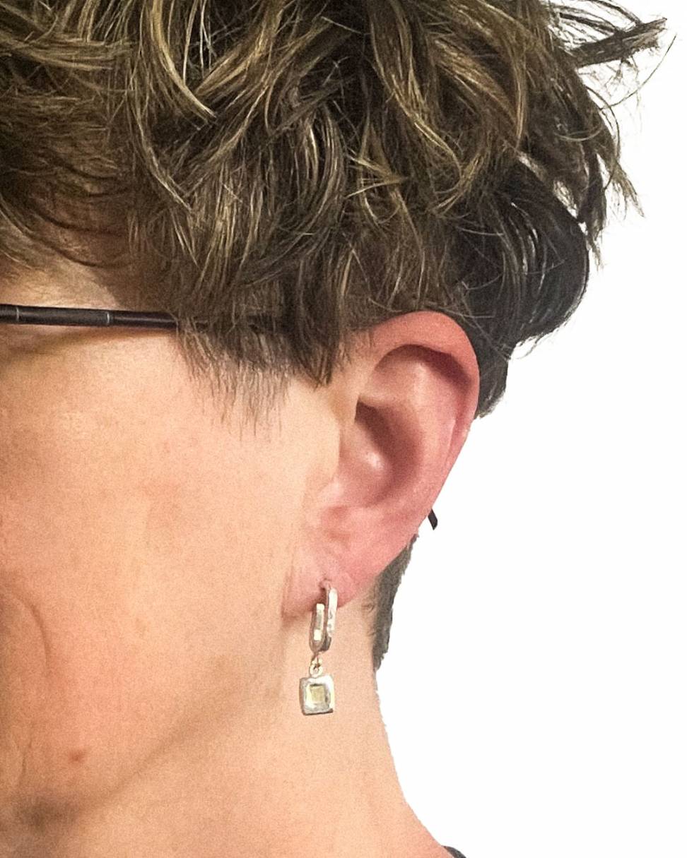 Mod Chain Link Stud Earrings