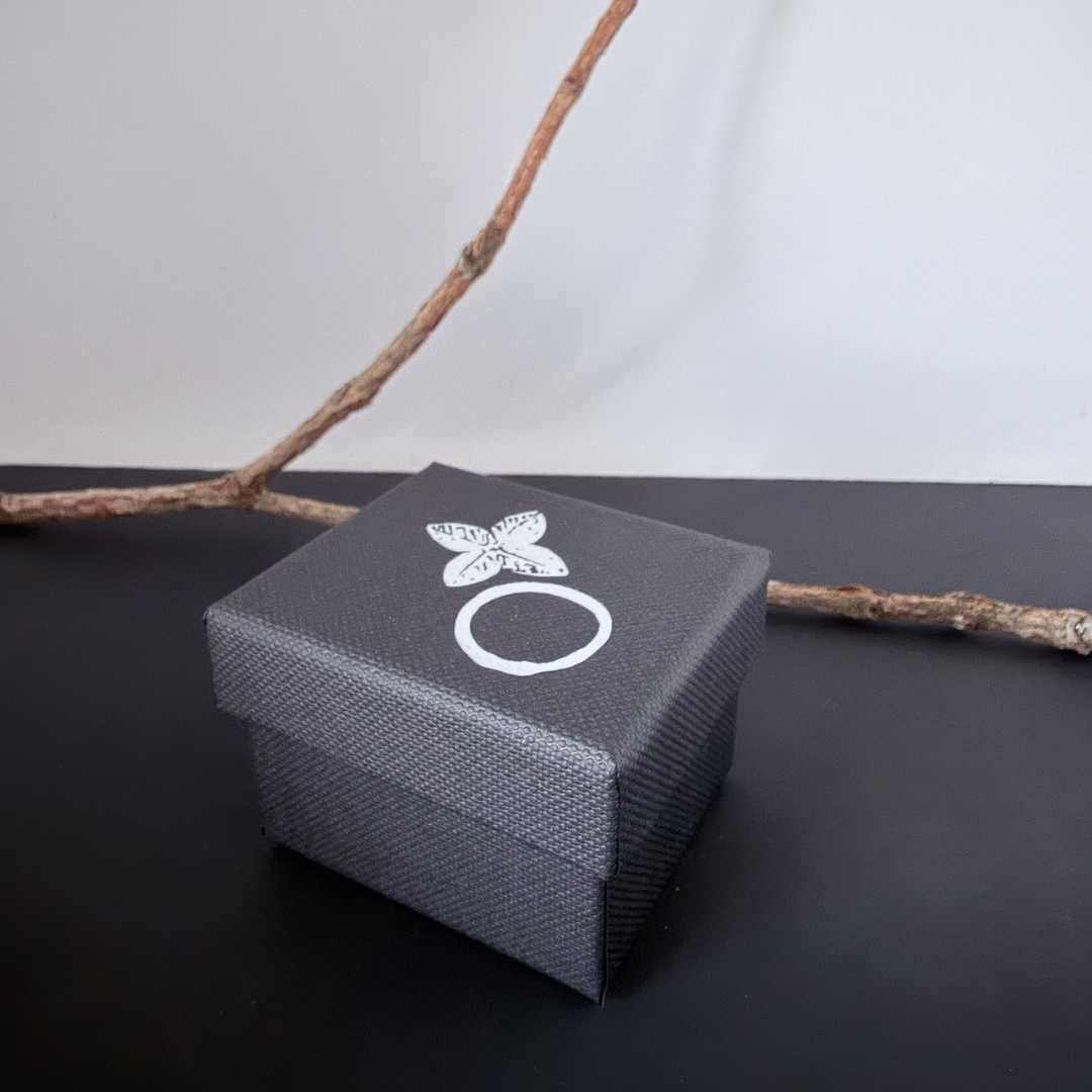 Oval Bloodstone Signet Ring — Edition of One — presented in a black ring box, HerbertandWilks Jewellery Auckland