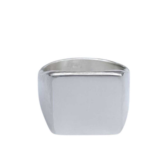 Epsom Signet Ring - Size Q - Sterling Silver - HerbertandWilks Jewellery