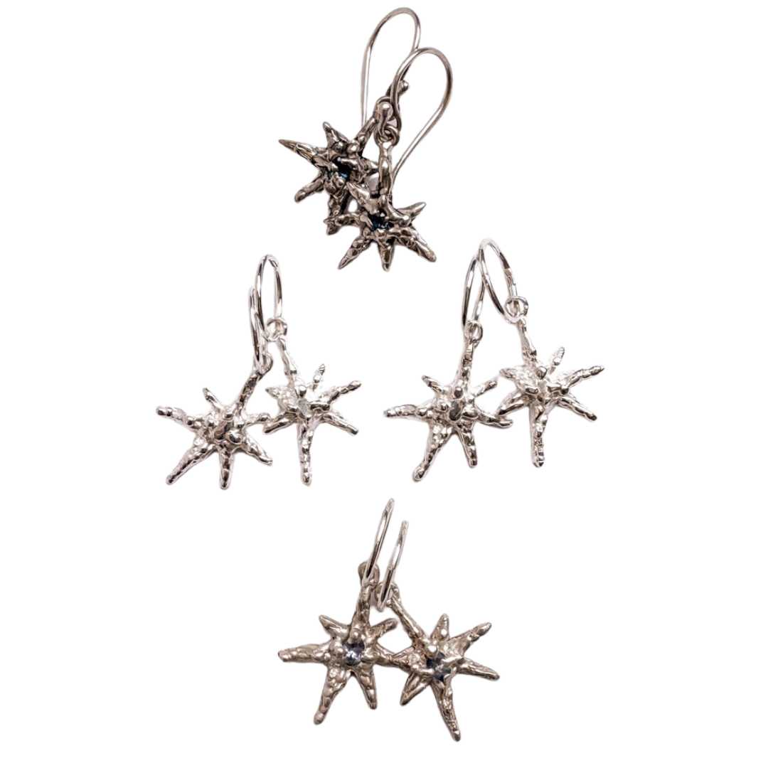 Faerie Star Charm Earrings - HerbertandWilks Jewellery