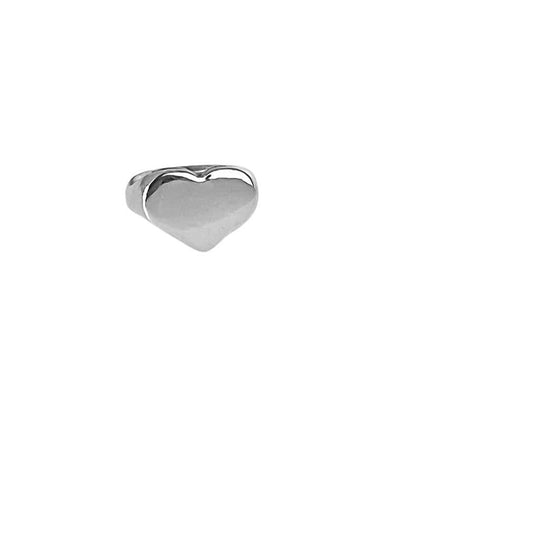 Heart Signet Ring – Sterling Silver - HerbertandWilks Jewellery
