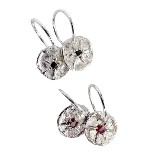 Nebula Gem Earrings - Round - HerbertandWilks Jewellery