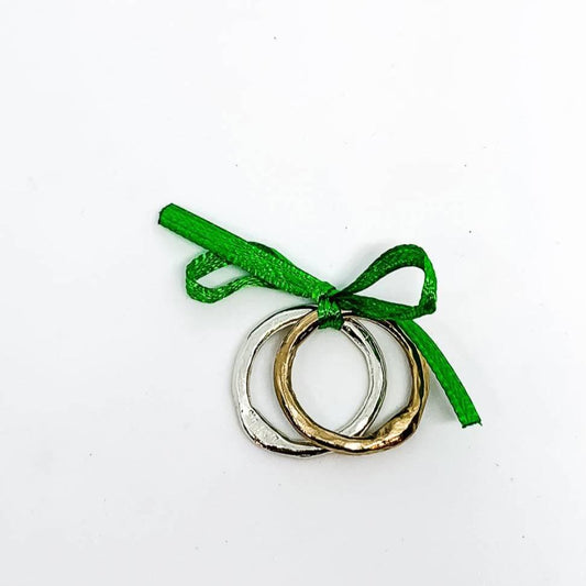 Organic Tales - The Sun and The Moon Stacking Rings - HerbertandWilks Jewellery