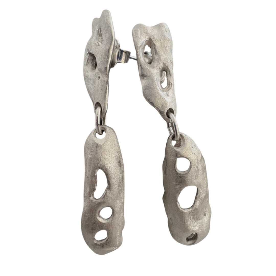 Perfora Curve Drop Earrings - HerbertandWilks Jewellery