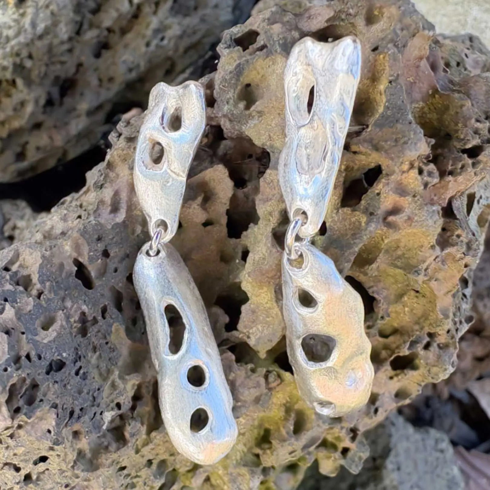 Perfora Curve Drop Earrings - HerbertandWilks Jewellery