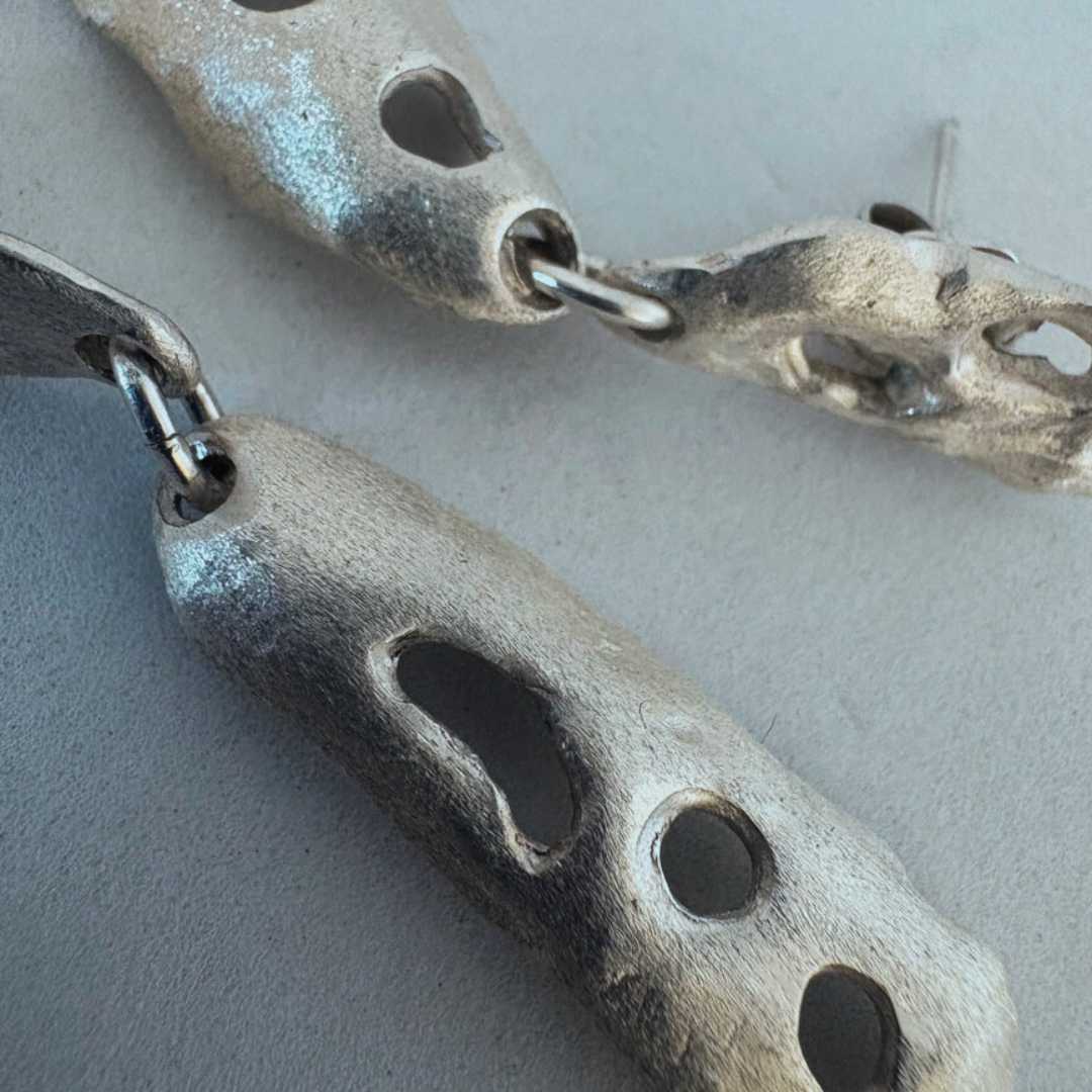 Perfora Curve Drop Earrings - HerbertandWilks Jewellery