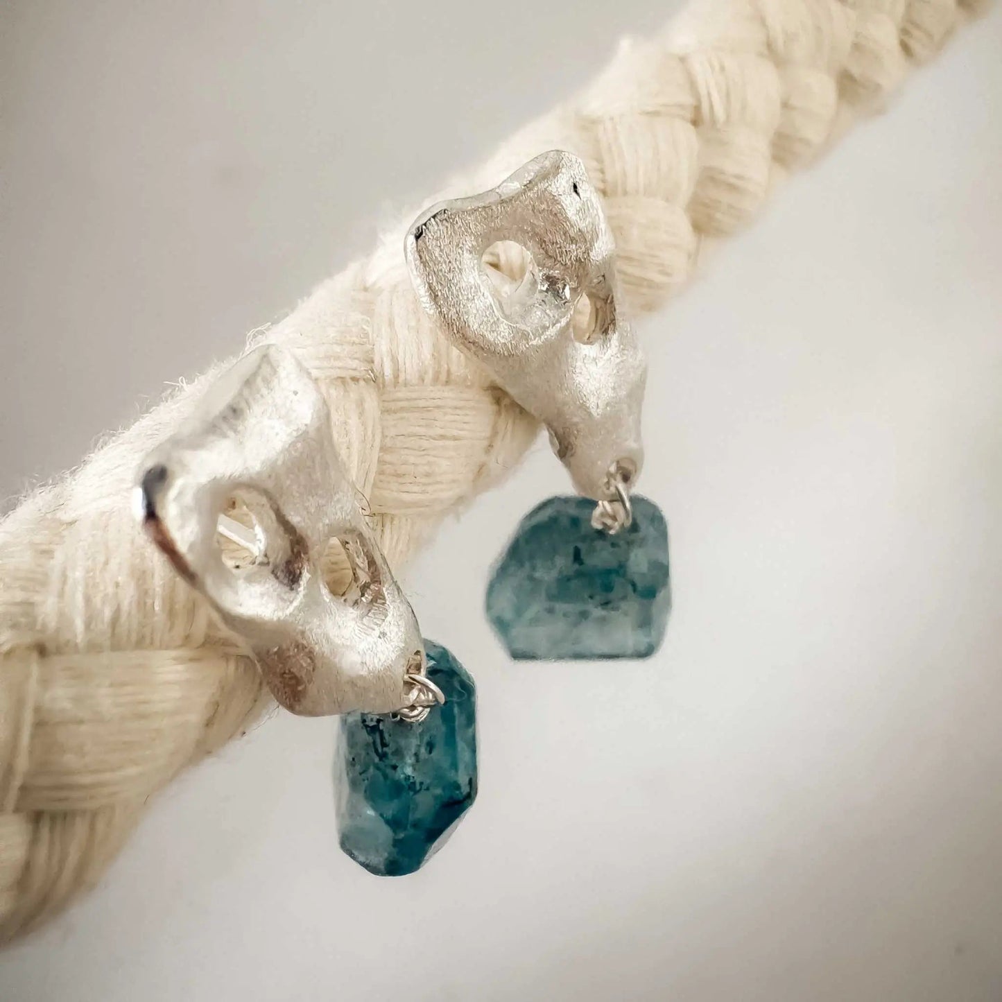 Perfora Topaz Stud Earrings in Sterling Silver - HerbertandWilks Jewellery