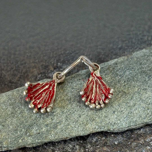 Pohutukawa Charm Sleeper Earrings - HerbertandWilks Jewellery