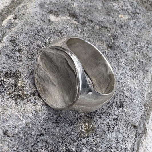 View Signet Ring - Size U1/2 - Sterling Silver - HerbertandWilks Jewellery