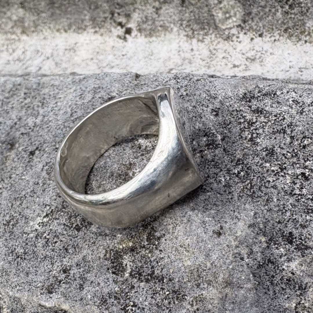 View Signet Ring - Size U1/2 - Sterling Silver - HerbertandWilks Jewellery