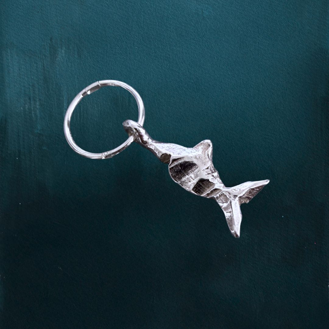 Mini Chomp Fish Charms – Sterling Silver