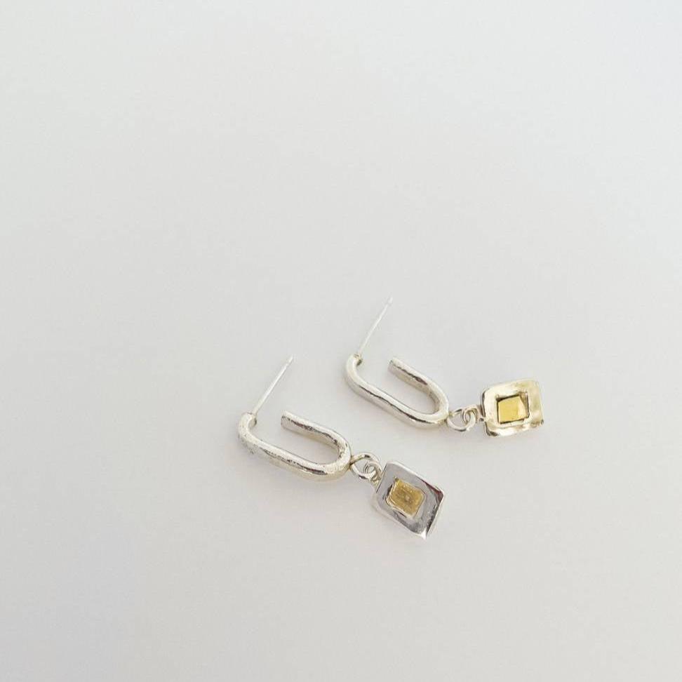 Mod Chain Link Stud Earrings - HerbertandWilks Jewellery