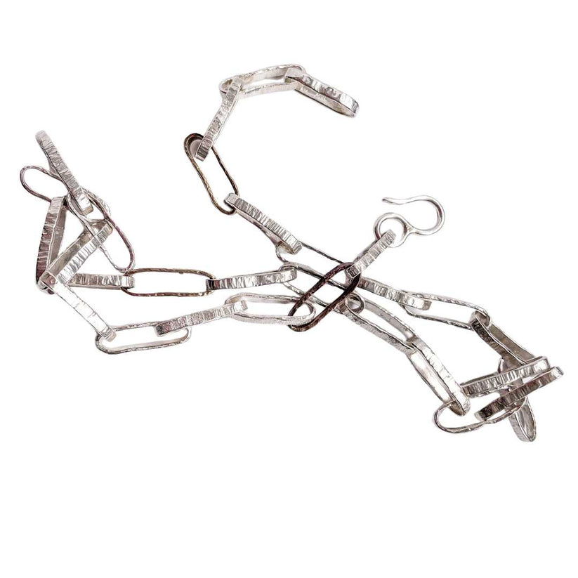 Paperclip Chain Necklace – Handcrafted Sterling Silver | Herbert and ...