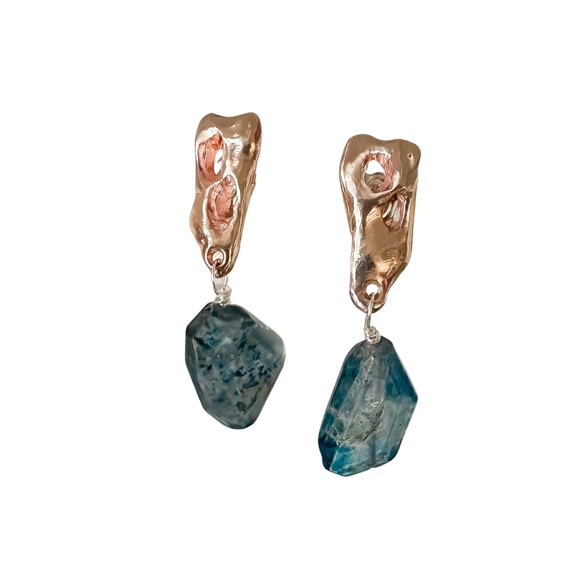 Perfora Topaz Stud Earrings in Bronze - HerbertandWilks Jewellery