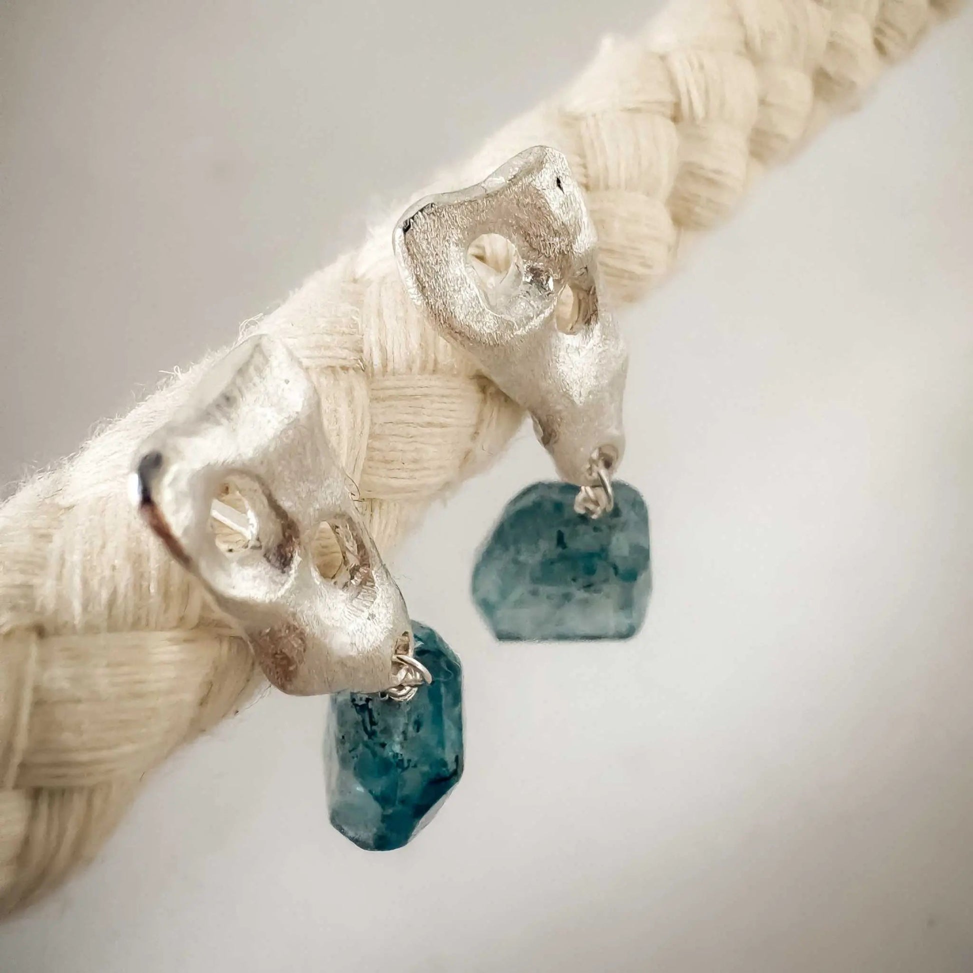 Perfora Topaz Stud Earrings in Sterling Silver - HerbertandWilks Jewellery