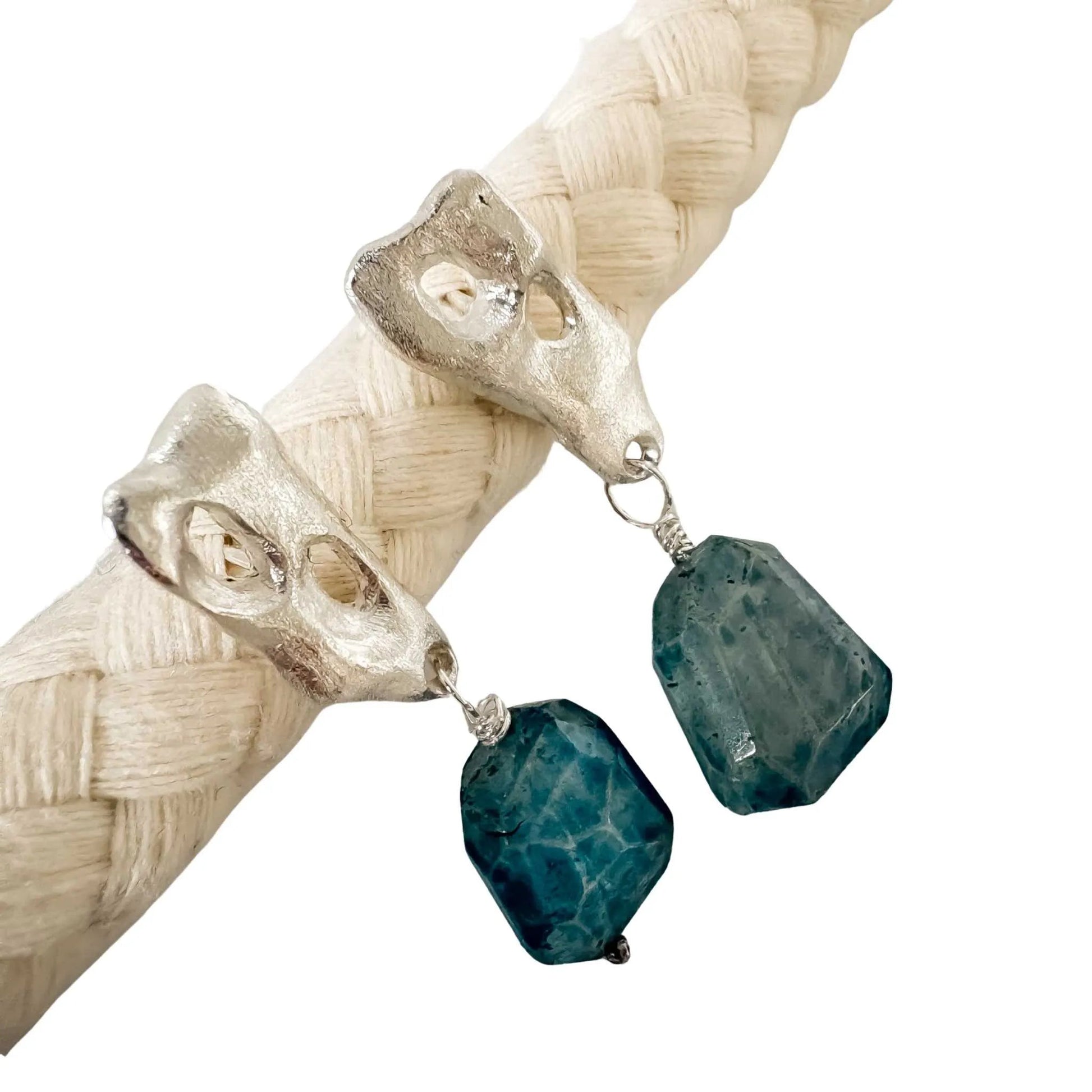 Perfora Topaz Stud Earrings in Sterling Silver - HerbertandWilks Jewellery