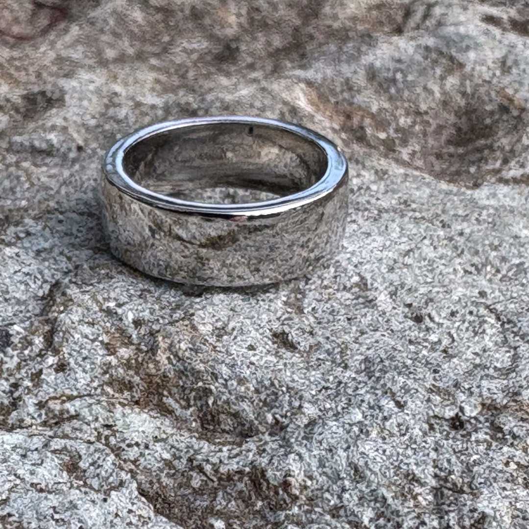 Polished Finish Mens Wedder - Platinum - HerbertandWilks Jewellery