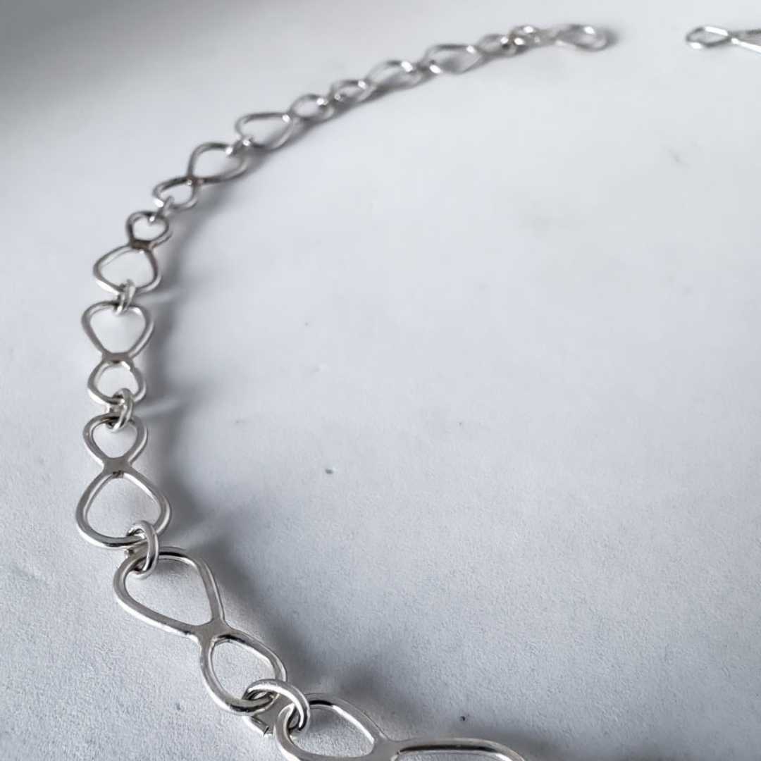 Still Loop Chain - Handcrafted Sterling Silver Necklace - HerbertandWilks Jewellery