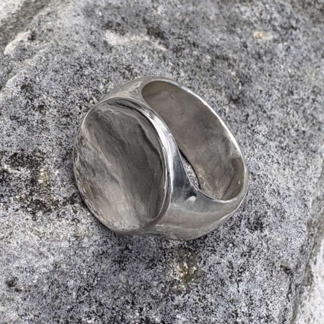 View Signet Ring - Size U1/2 - Sterling Silver - HerbertandWilks Jewellery