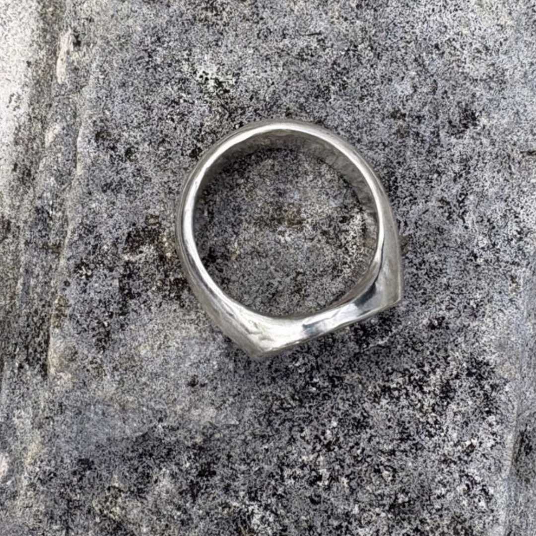 View Signet Ring - Size U1/2 - Sterling Silver - HerbertandWilks Jewellery