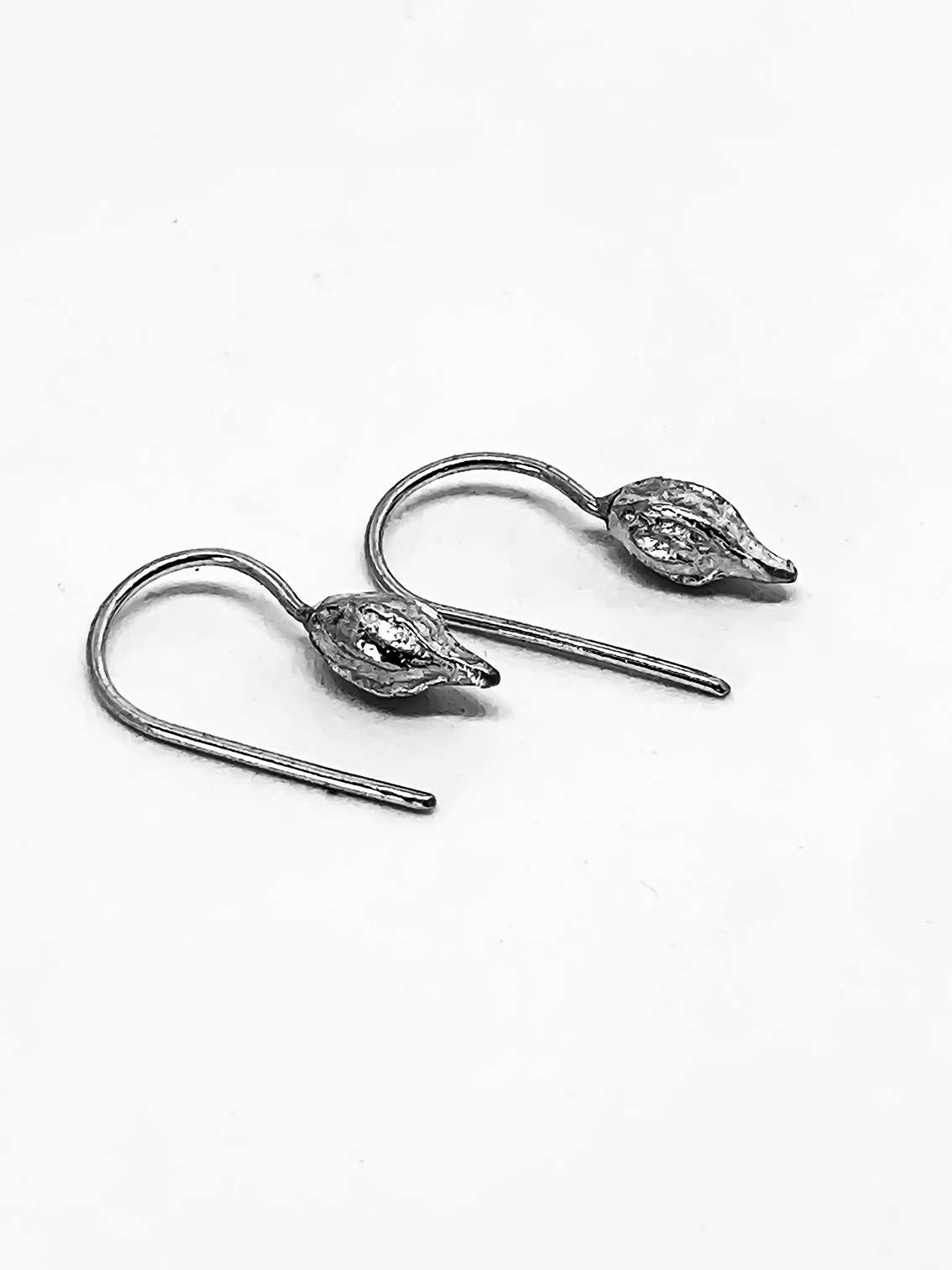 Kowhai Pod Earrings | Small | Sterling Silver