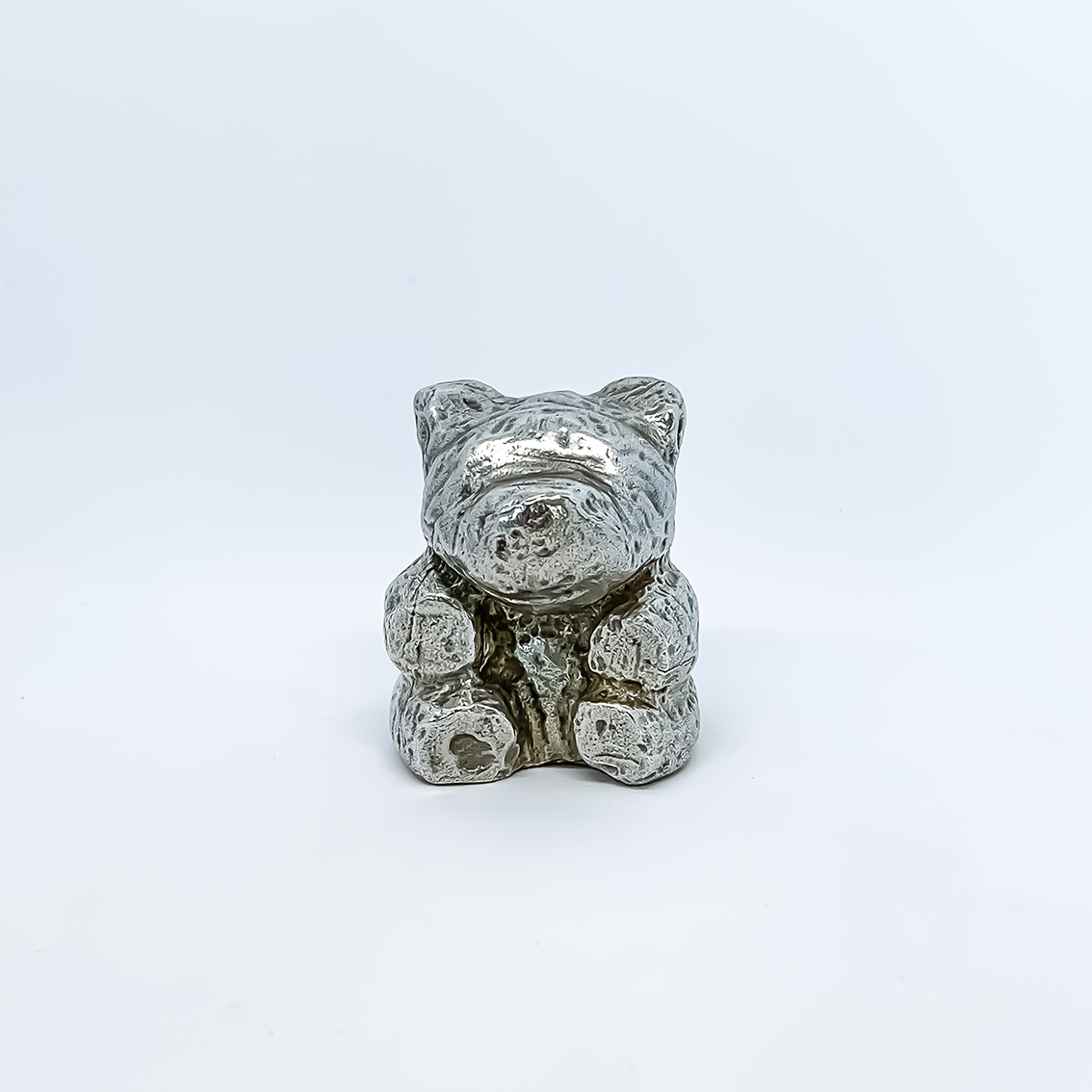 Heirloom Teddy Bear in Sterling Silver