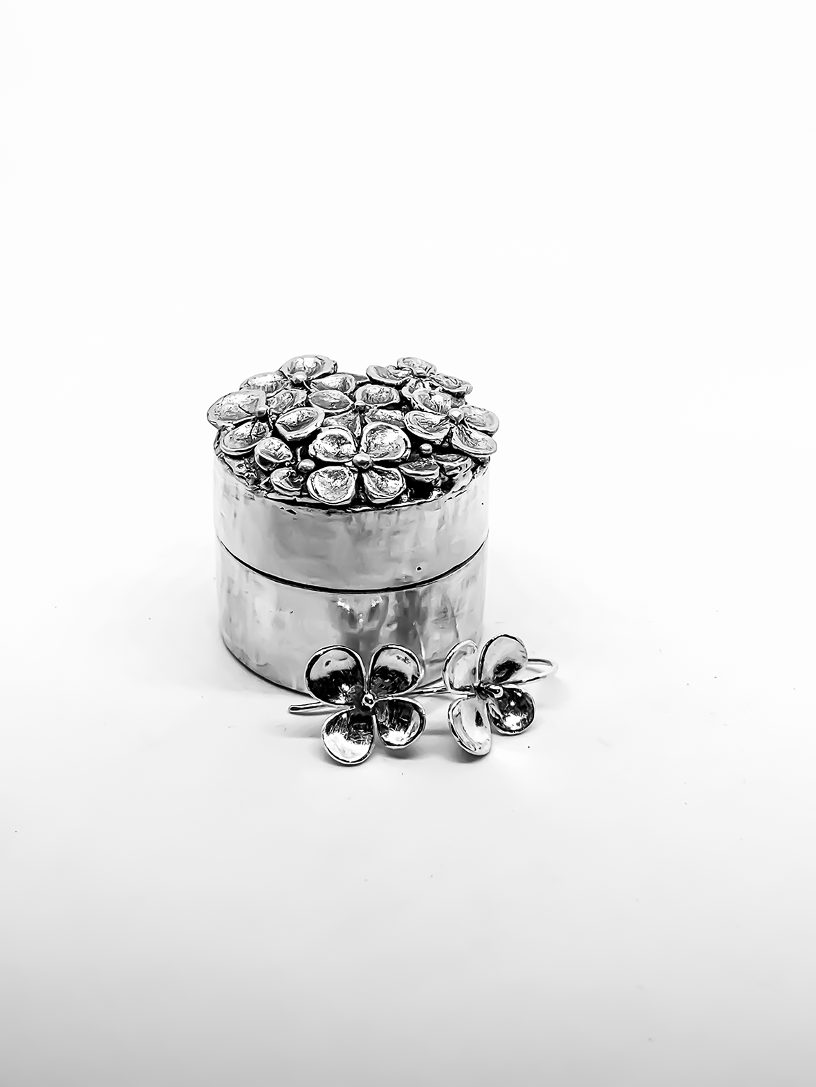 Hydrangea Box - Sterling Silver - Limited edition of 3